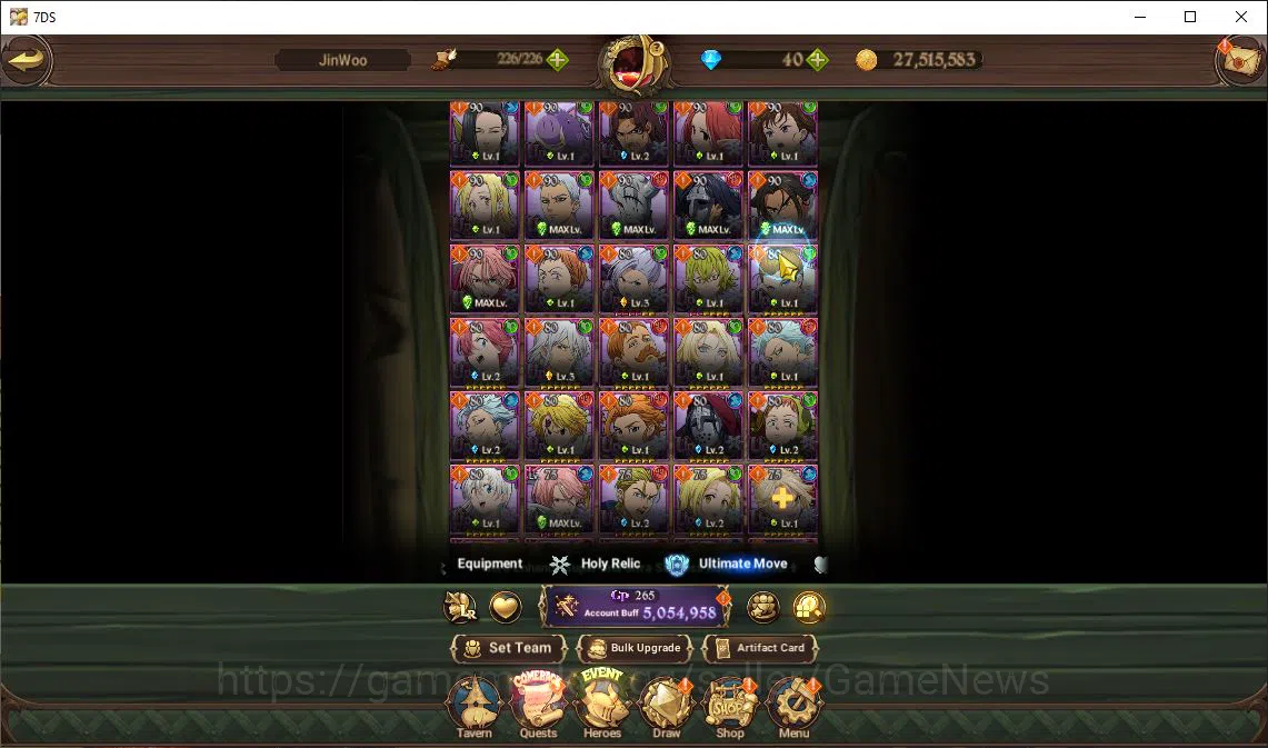 The Seven Deadly Sins: Grand Cross Accounts Asia|4,6 M CC|1 LR+9 UR+Many Collab|QDiane2/6,Elim image 9