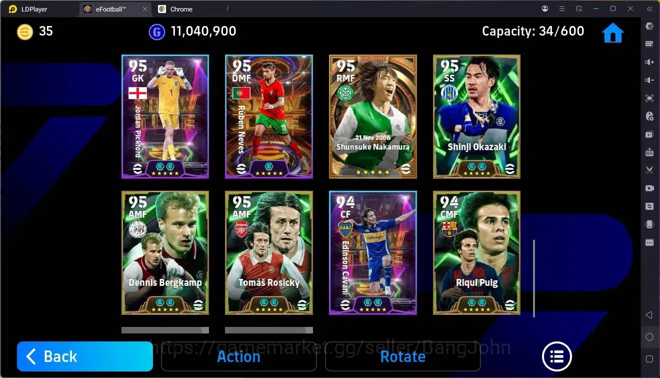 eFootball Accounts Mobile|PW 3187|Bigtime Rijkaard,Makélélé,Nakamura| image 6