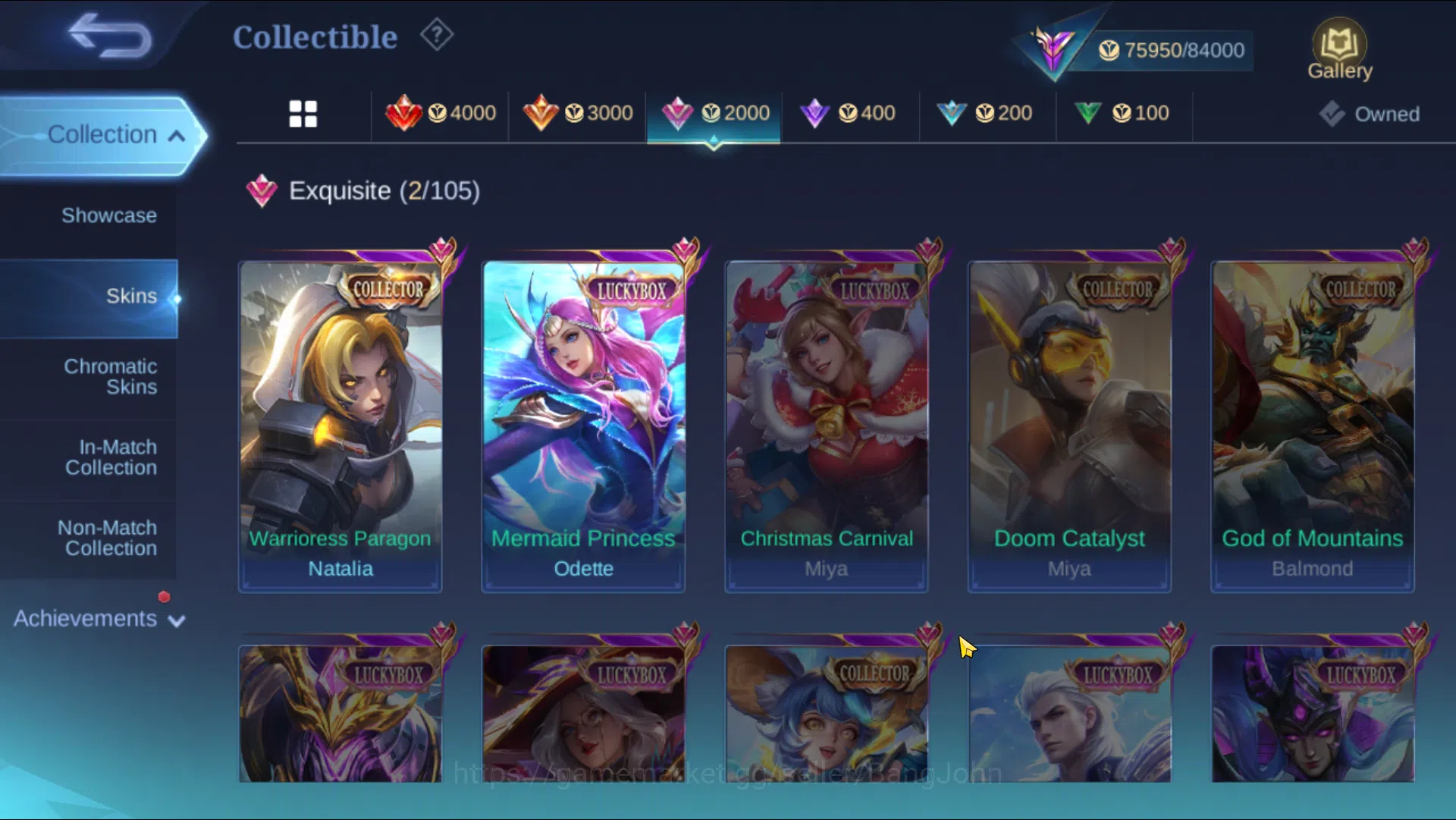 Mobile Legends: Bang Bang Accounts Hero 129 | Skin 282 | Ex Honor 39 | Zennith Vexana image 12