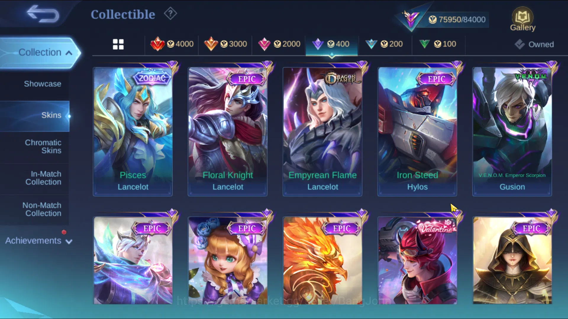 Mobile Legends: Bang Bang Accounts Hero 129 | Skin 282 | Ex Honor 39 | Zennith Vexana image 15