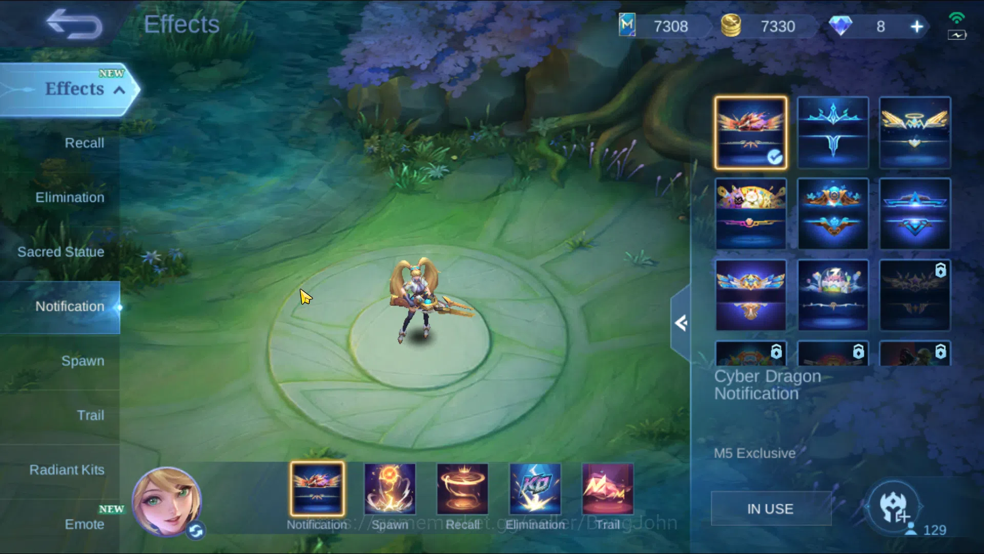 Mobile Legends: Bang Bang Accounts Hero 129 | Skin 282 | Ex Honor 39 | Zennith Vexana image 7