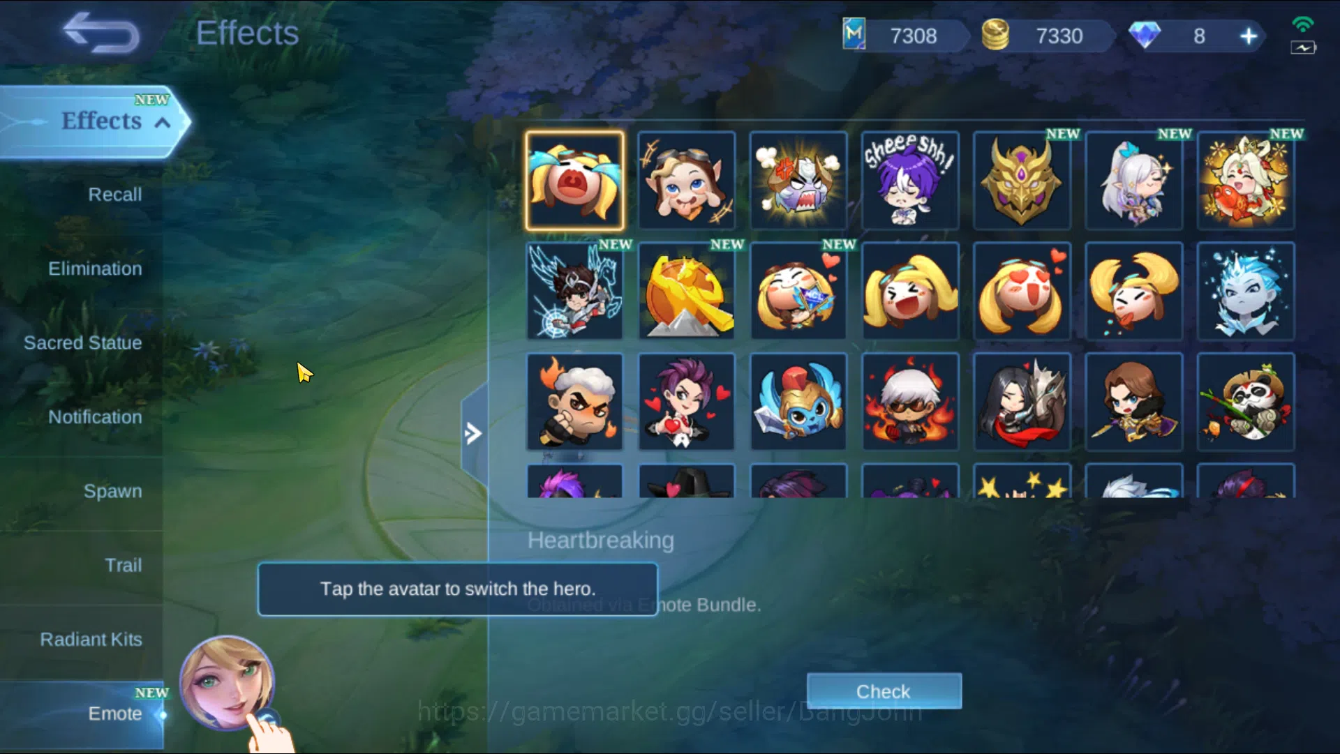 Mobile Legends: Bang Bang Accounts Hero 129 | Skin 282 | Ex Honor 39 | Zennith Vexana image 9