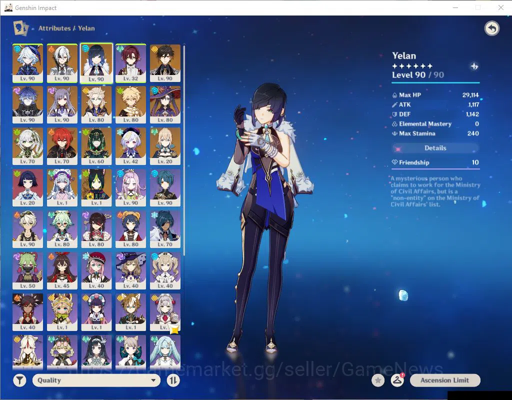 Genshin Impact Accounts Mid Game ASIA|AR 57|8 Limited 3