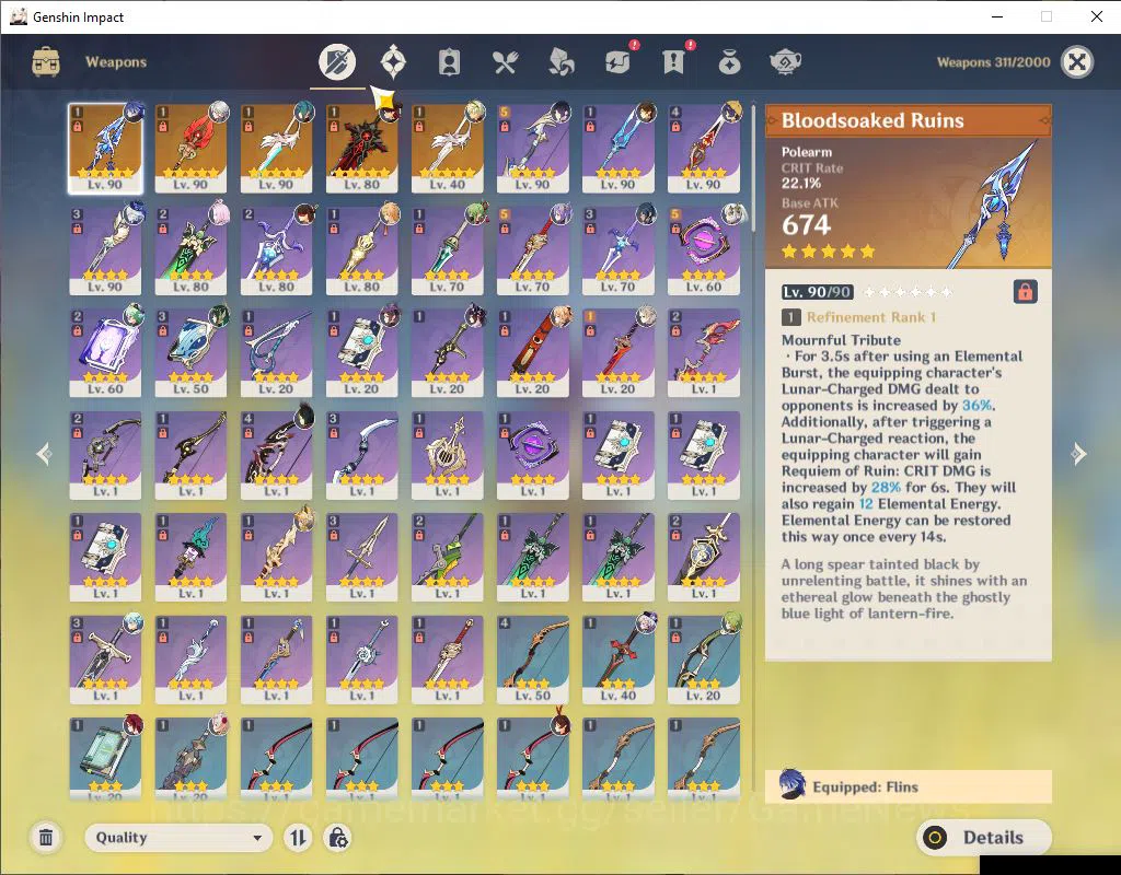 Genshin Impact Accounts Mid Game ASIA|AR 57|8 Limited 4