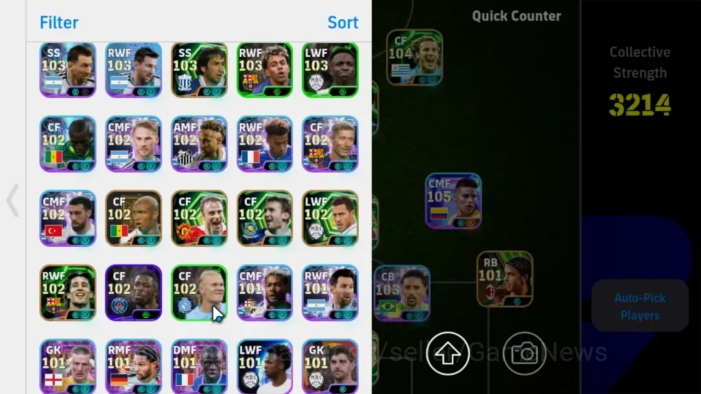eFootball Accounts を購入 - Android | Power 3214 | 25Epic Diego