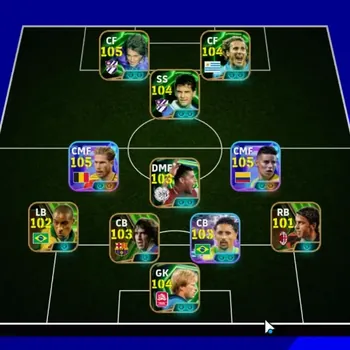 eFootball Accounts Legends & Iconic Players Android|Power 3214|25Epic Diego Forlan,Roberto Baggio,Gabriel