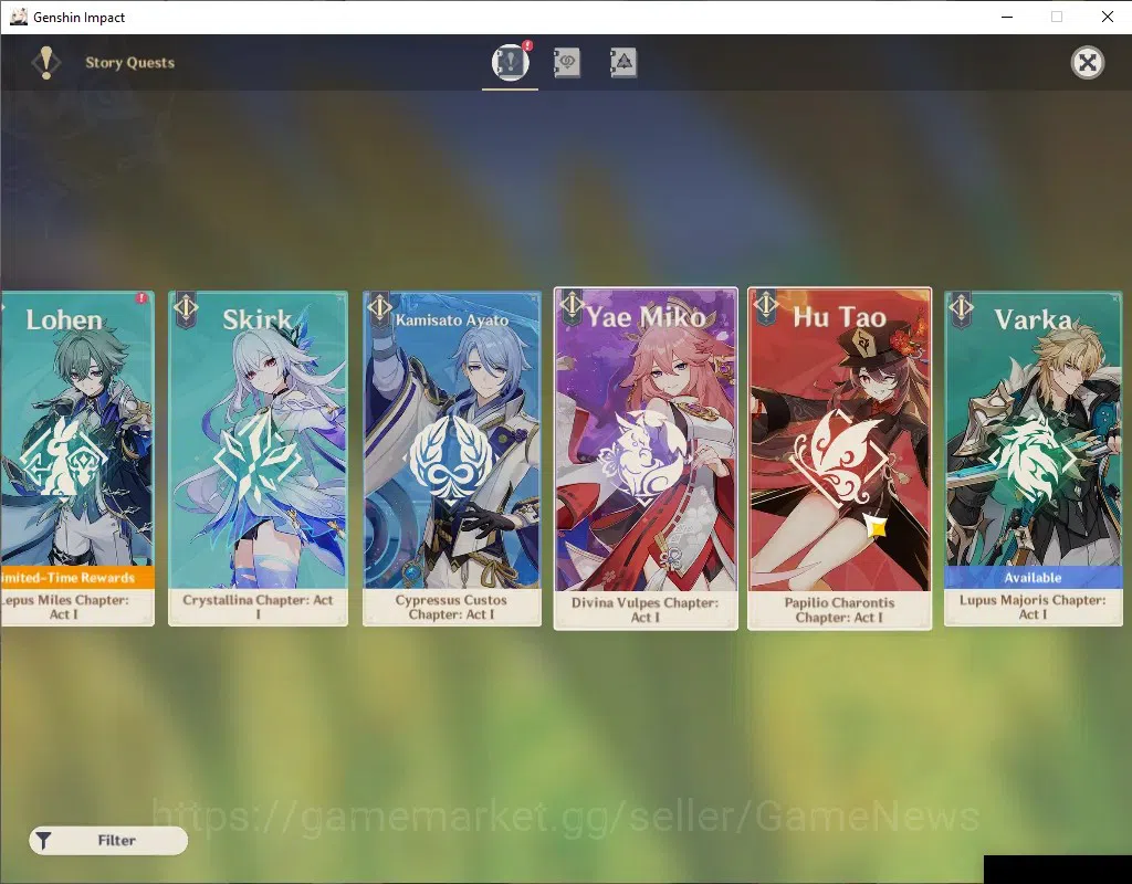Genshin Impact Accounts ASIA|AR 55|1 Limited + 3 (*5Standart)|[Linnea+Sign image 16