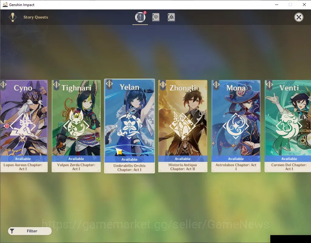Genshin Impact Accounts ASIA|AR 55|1 Limited + 3 (*5Standart)|[Linnea+Sign image 20