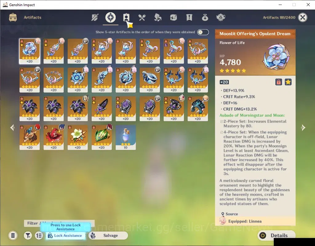 Genshin Impact Accounts ASIA|AR 55|1 Limited + 3 (*5Standart)|[Linnea+Sign image 5