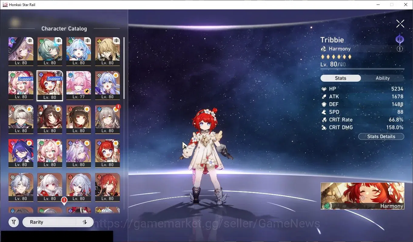 Honkai Star Rail Accounts Others Asia|TL 70|3 PremTeam|22 Limited|(Firefly,The Herta,Acheron,Castorice,)+Sign Cyrene|2 GC|18 4