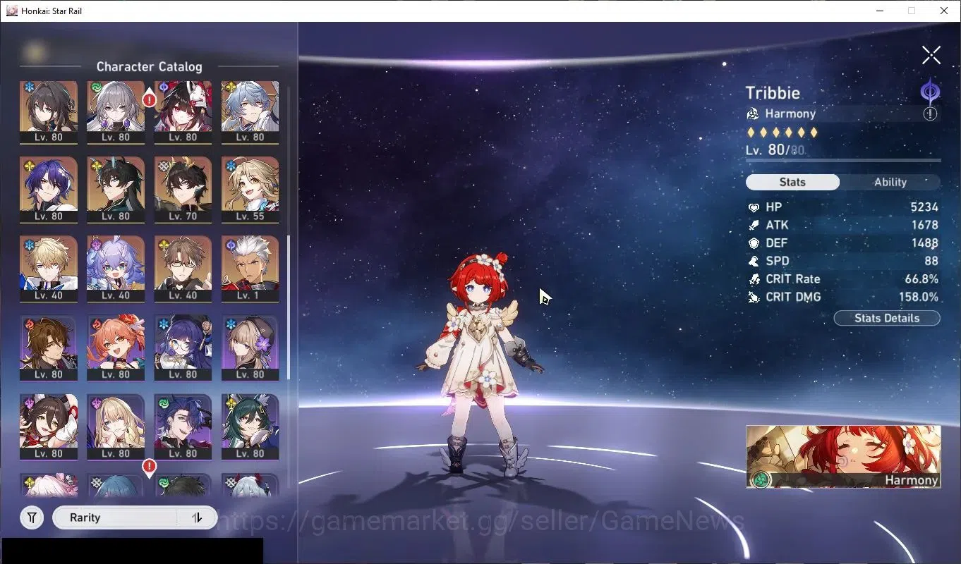 Honkai Star Rail Accounts Others Asia|TL 70|3 PremTeam|22 Limited|(Firefly,The Herta,Acheron,Castorice,)+Sign Cyrene|2 GC|18 5