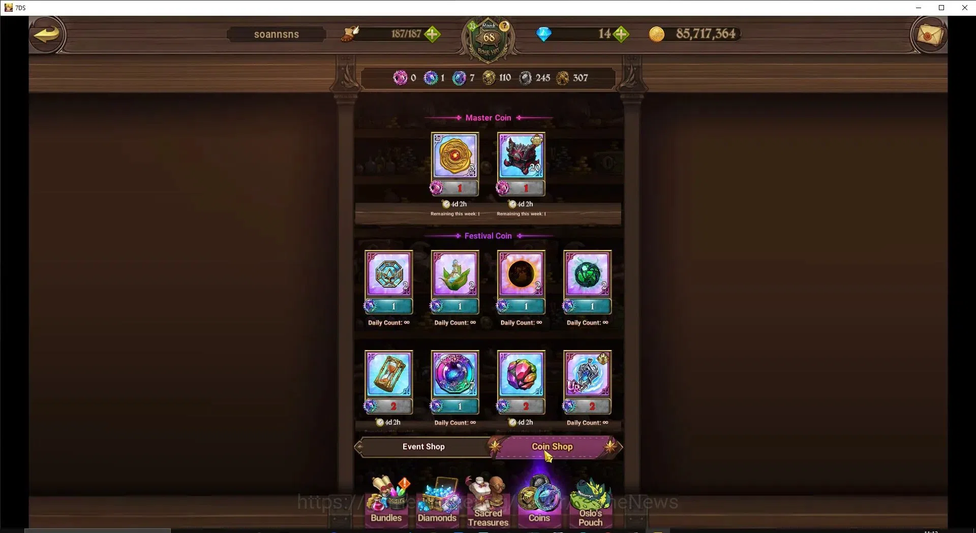 The Seven Deadly Sins: Grand Cross Accounts Global|2,8M CC|60 LS|5 LR+6 UR|NMeli3/6,Piety,Brun image 13