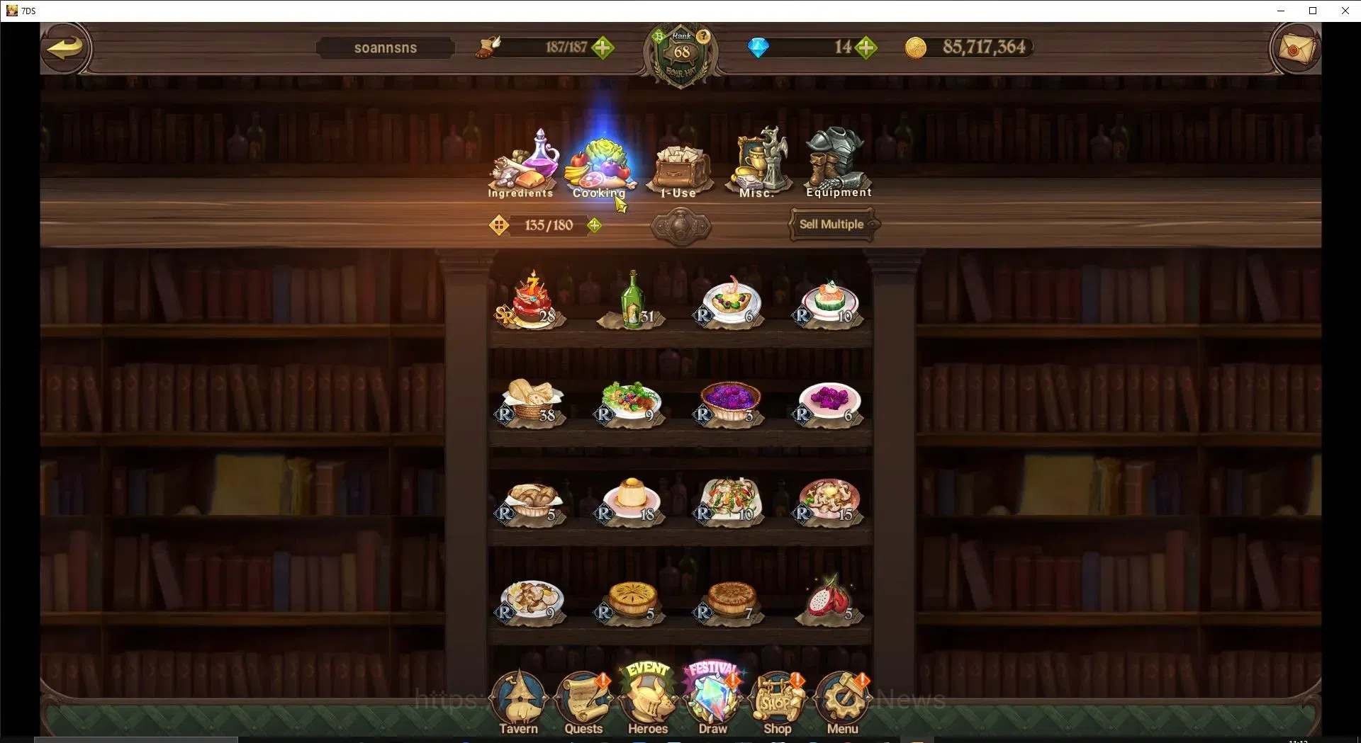 The Seven Deadly Sins: Grand Cross Accounts Global|2,8M CC|60 LS|5 LR+6 UR|NMeli3/6,Piety,Brun image 15
