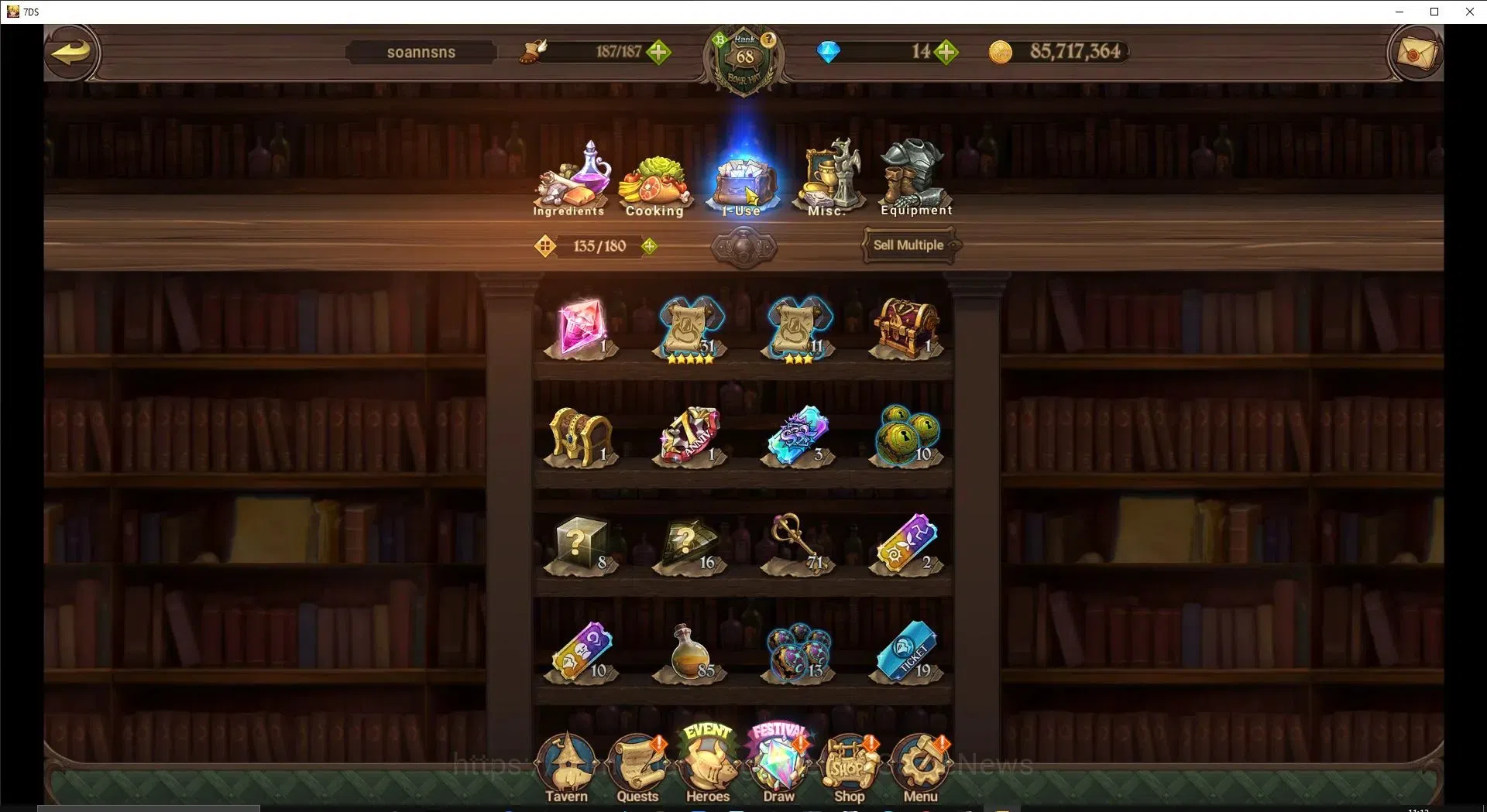 The Seven Deadly Sins: Grand Cross Accounts Global|2,8M CC|60 LS|5 LR+6 UR|NMeli3/6,Piety,Brun image 16
