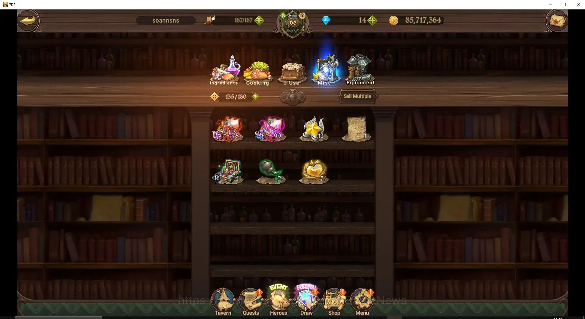 The Seven Deadly Sins: Grand Cross Accounts Global|2,8M CC|60 LS|5 LR+6 UR|NMeli3/6,Piety,Brun image 17