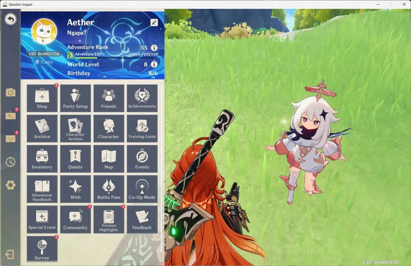Genshin Impact Accounts ASIA | AR 55|9 Limit+1 Sign|Mavuika,Furina,Nahida, image 1