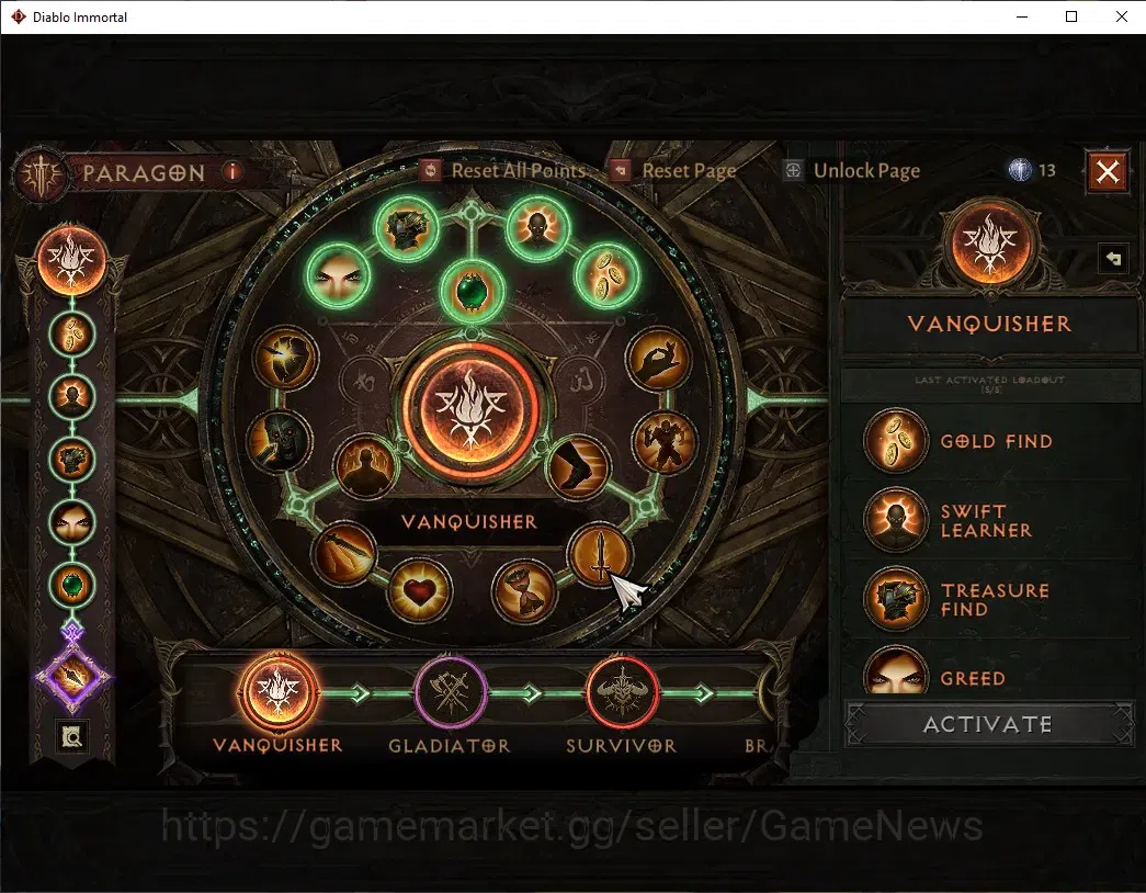 Diablo Immortal Accounts SA - Oza|CS ON|Lv60(1173)|Tempest|CR 48k|Reso 495| image 10