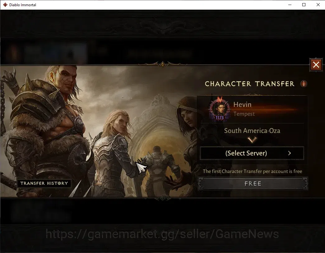 Diablo Immortal Accounts SA - Oza|CS ON|Lv60(1173)|Tempest|CR 48k|Reso 495| image 2