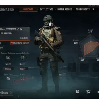 Arena Breakout High-End MOBILE Lvl 30 | SV 8,1M | CV 4,1 M |MORE SKIN  MOR image 1