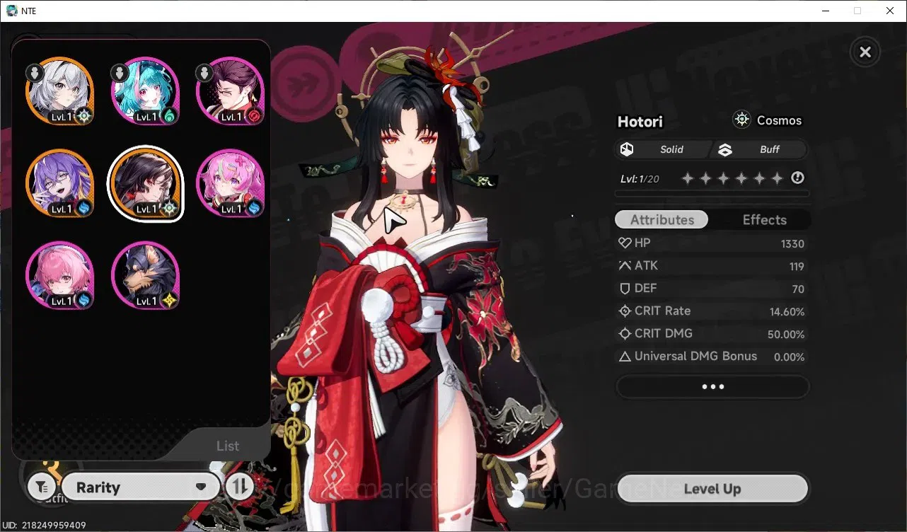 Neverness to Everness Accounts GLOBAL SEA|HL 3|2 SSR| Hotori + Signature, Fadia | image 1