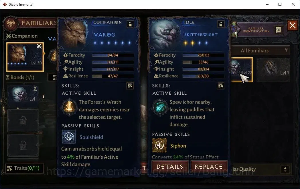 Diablo Immortal Accounts High-End NA-Chains Of Honor |60 (720) Tempest-Vanquisher|CR 42K|Reso 570|Inferno IV|1 9