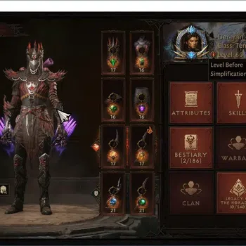 Diablo Immortal Accounts High-End NA-Chains Of Honor |60 (720) Tempest-Vanquisher|CR 42K|Reso 570|Inferno IV|1