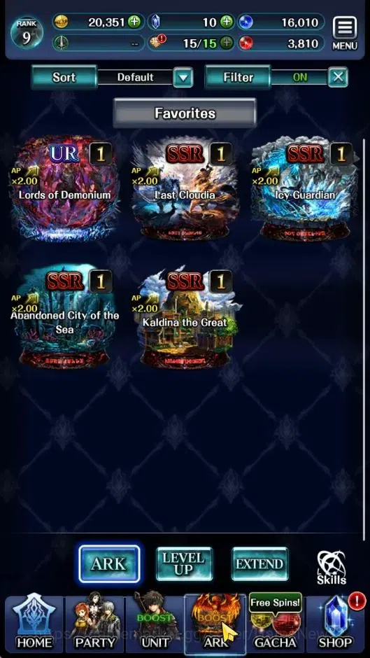 Last Cloudia Accounts GLOBAL|Rank 9|Top Tier Unit [Demoon Lord Judecca-S image 2