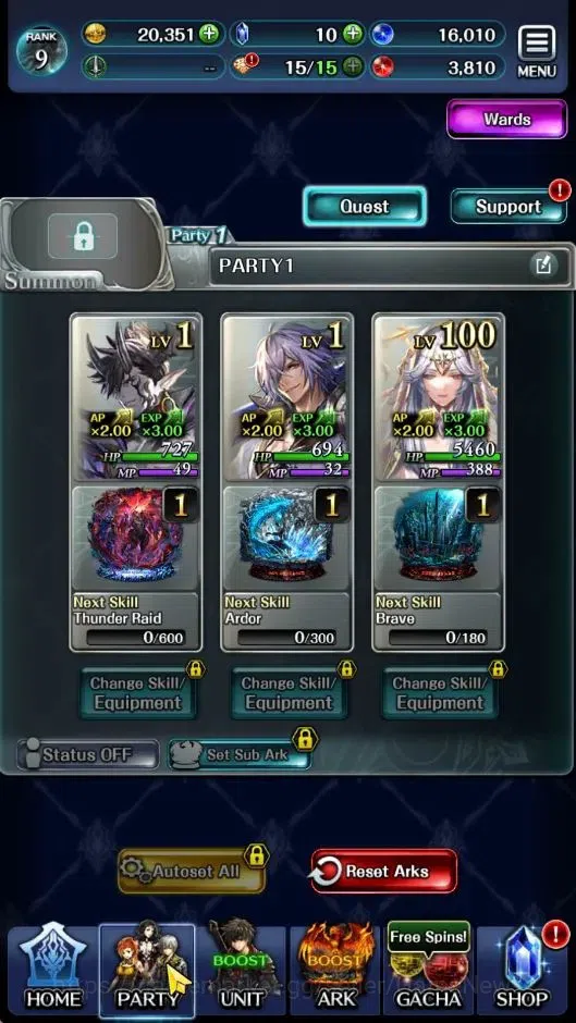 Last Cloudia Accounts GLOBAL|Rank 9|Top Tier Unit [Demoon Lord Judecca-S image 3