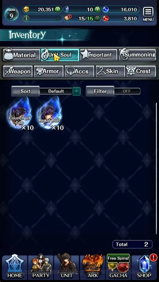 Last Cloudia Accounts GLOBAL|Rank 9|Top Tier Unit [Demoon Lord Judecca-S image 8