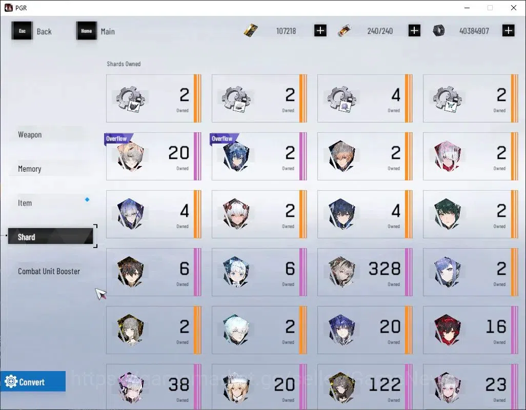 Punishing: Gray Raven Accounts End-Game EU|Lvl.99|107k BC 27,8k EC|[SS Watanabe,S Liv,S Teddy,SS Lilith,S Lucia CW,S 17