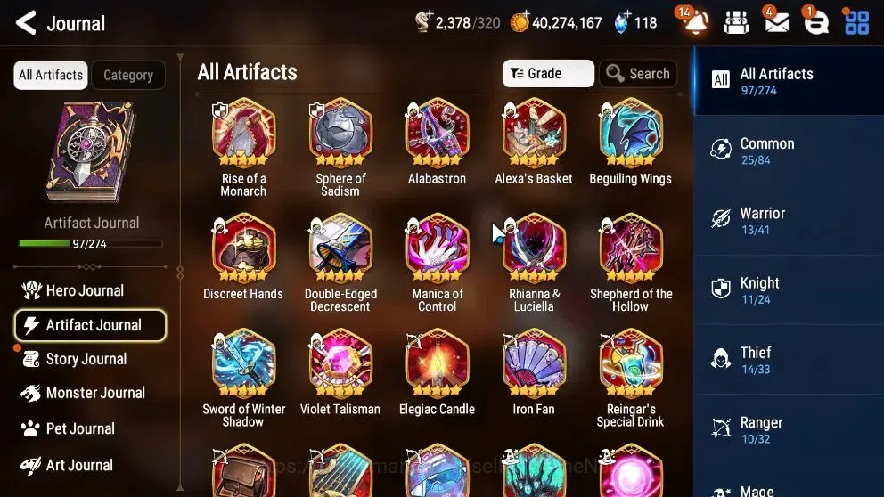 Epic Seven Accounts High-End GLOBAL UnVerif|21 ML(Dark Diene,Rhiana&Luc,HarSeti,etc)+Stark,Setsuka,etc|AUTO WB|Skin Tic+2K 14