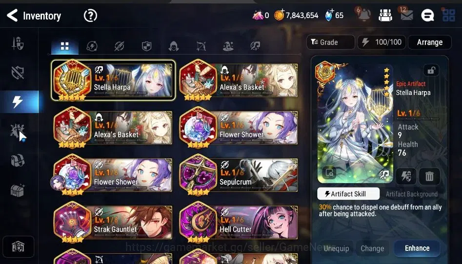 Epic Seven Accounts Starter Global Unverif|New Era|2 ML(Salome, US Shadow)+ Setsuka, Roana, Eligos, Fenne, etc|PoH ON|3,5K 16