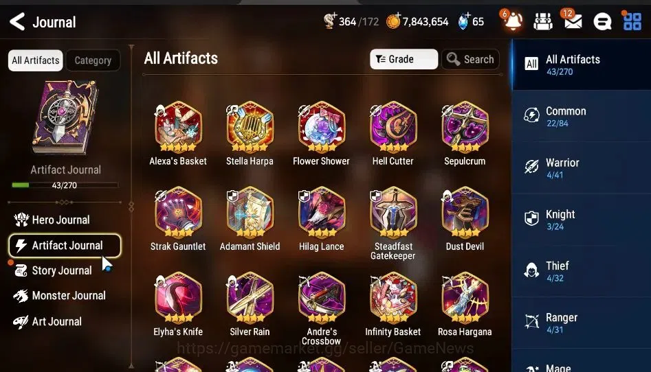 Epic Seven Accounts Starter Global Unverif|New Era|2 ML(Salome, US Shadow)+ Setsuka, Roana, Eligos, Fenne, etc|PoH ON|3,5K 6