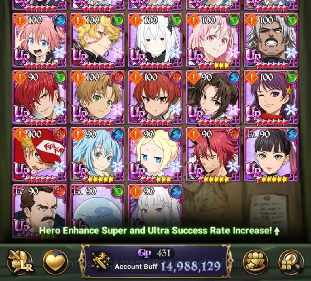 The Seven Deadly Sins: Grand Cross Accounts GLOBAL | 17 LR | 15M Acc | Fest Salos Fest Escanor image 12