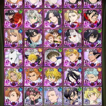 The Seven Deadly Sins: Grand Cross Accounts Whale GLOBAL | 21 LR | 16M Acc | Fest Meliodas | All Collab Re:Zero | All Collab
