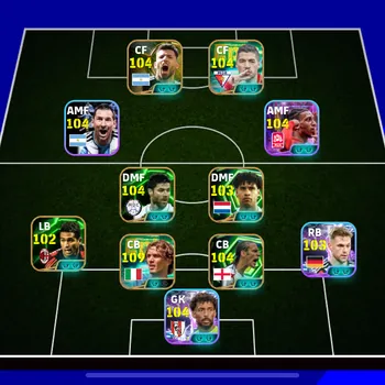 eFootball Accounts Legends & Iconic Players OVR 3214