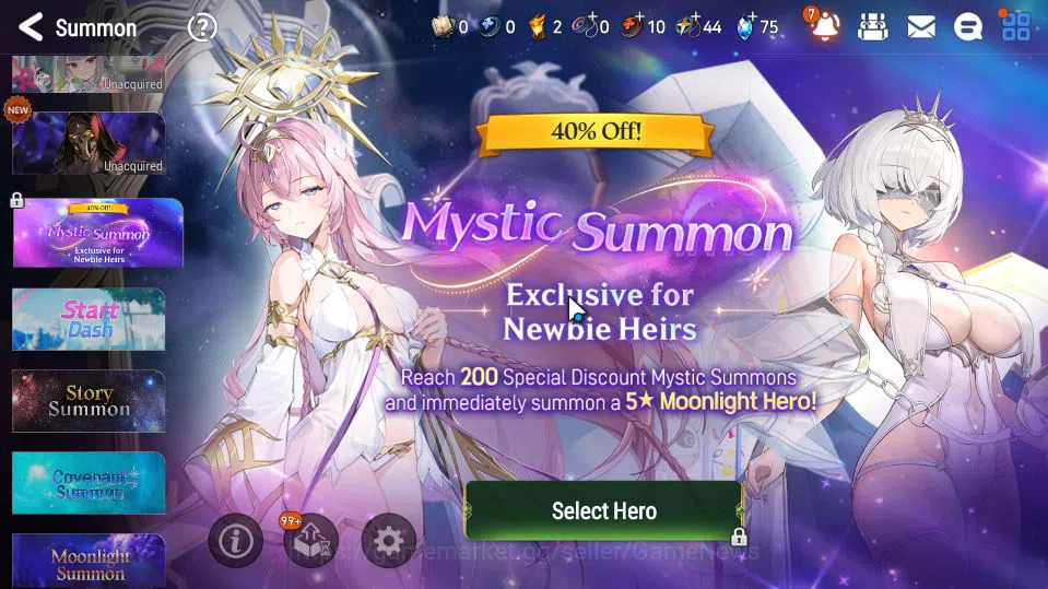 Epic Seven Accounts Mid-Tier GLOBAL UnVerif|4 ML(Architec Leika,DD Ray,US Choux,Med Kawerik)+Yulha,Etc|POH+Bless ON|1K 18