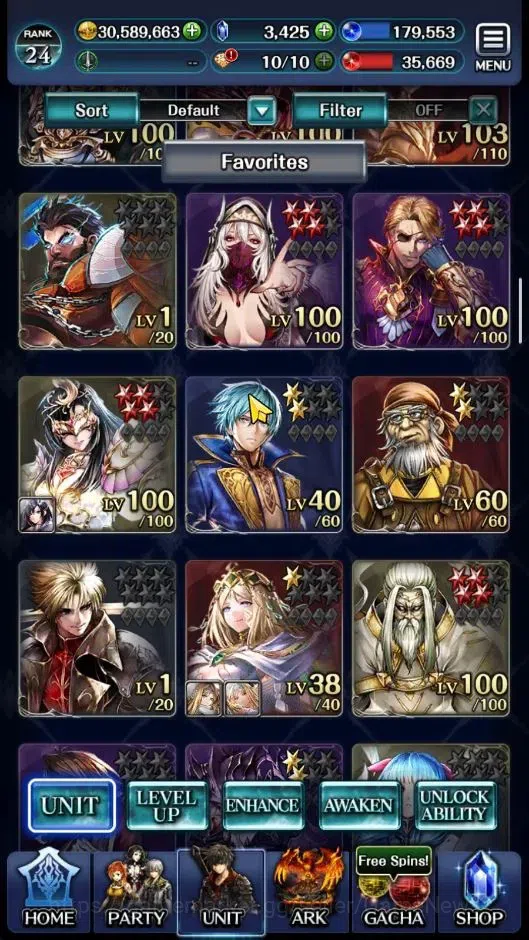 Last Cloudia Accounts GLOBAL|Rank 24|Collab [S Aileron,Joker,Nero,DL Rim image 2