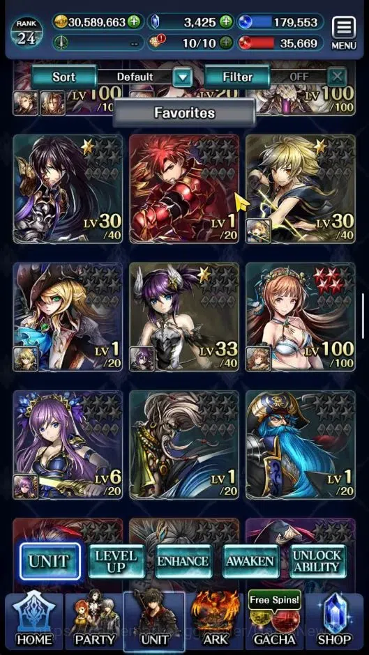 Last Cloudia Accounts GLOBAL|Rank 24|Collab [S Aileron,Joker,Nero,DL Rim image 4