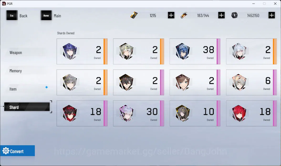 Punishing: Gray Raven Accounts ASIA|Lv 45 | [S Nirvantia,S Crepuscule,S LuciaCW,S image 4