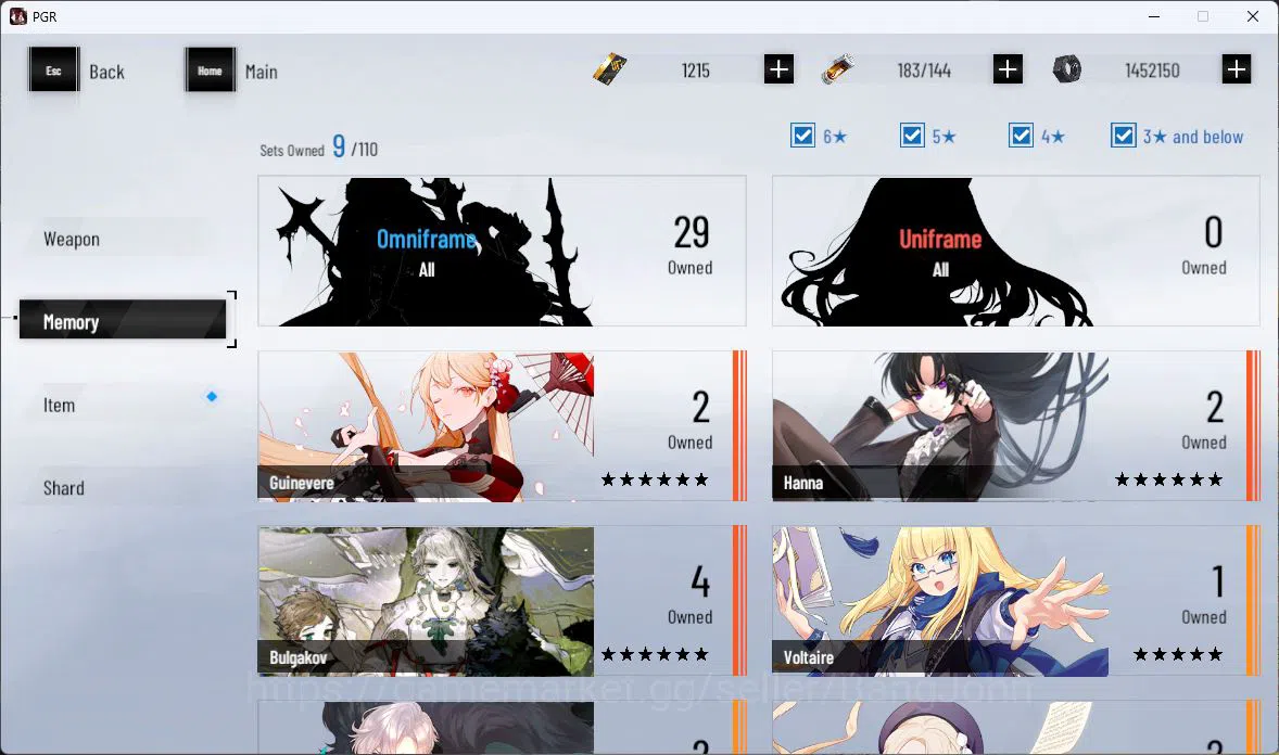 Punishing: Gray Raven Accounts ASIA|Lv 45 | [S Nirvantia,S Crepuscule,S LuciaCW,S image 6