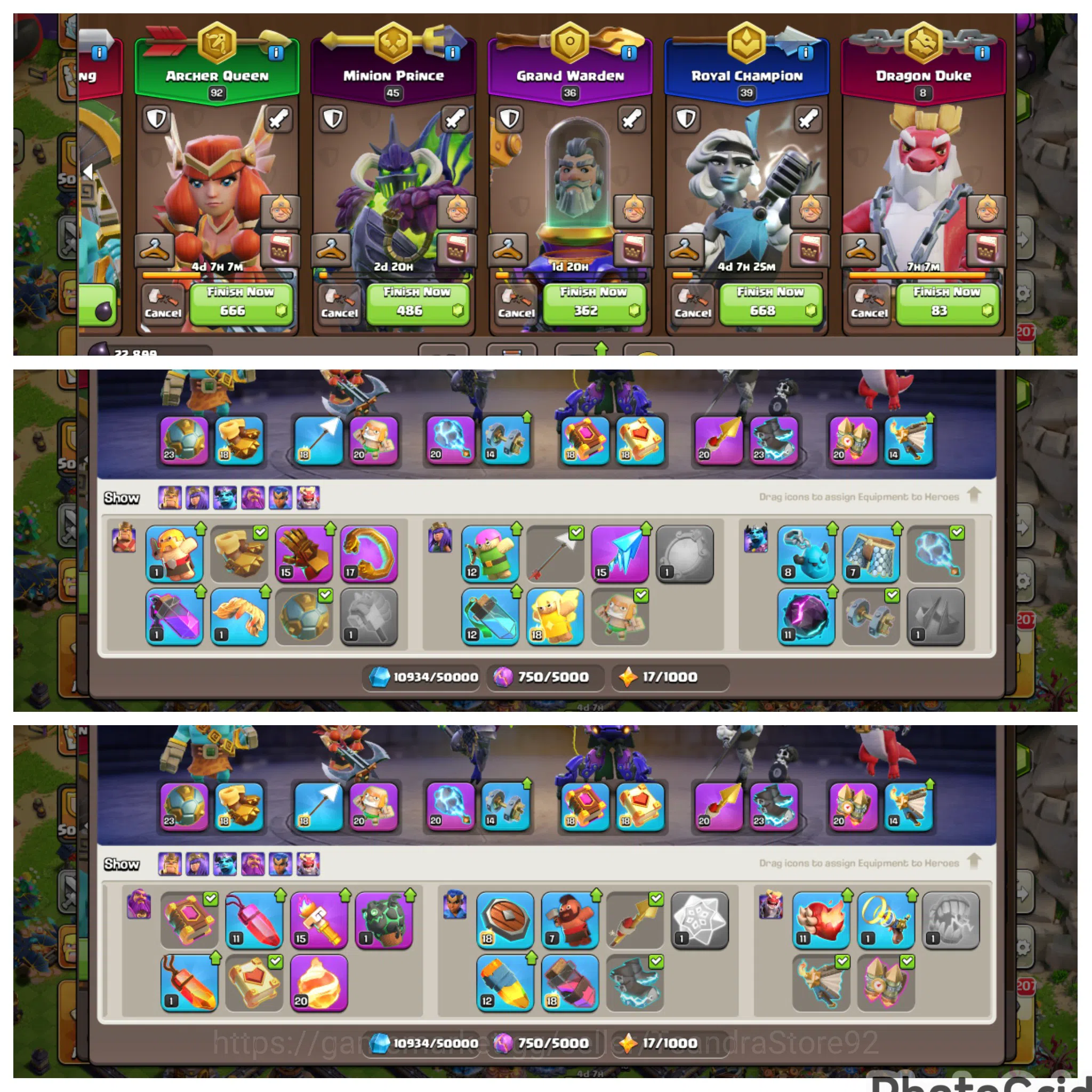 Clash of Clans Accounts FLASHSALE LIMITED SCENARY|TH 18 LVL 207 DEFENSE MA image 4