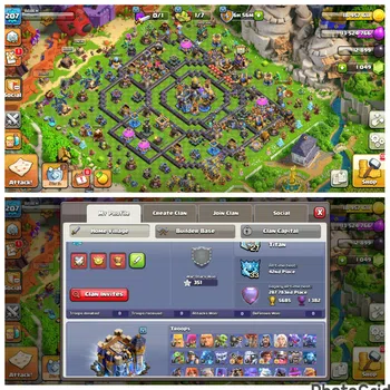 Clash of Clans High-End FLASHSALE LIMITED SCENARY|TH 18 LVL 207 DEFENSE MA image 1