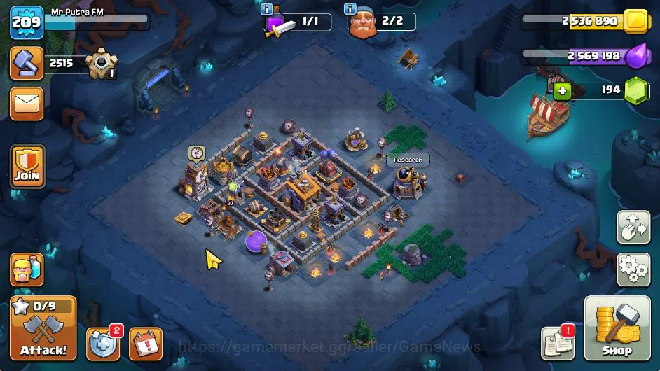 Clash of Clans Accounts TH 15-BH 8|LV 209|TROPHY 2780|HH 7|BK 36,AQ 55,GW  image 3