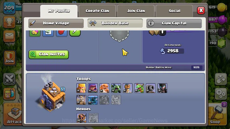 Clash of Clans Accounts TH 15-BH 8|LV 209|TROPHY 2780|HH 7|BK 36,AQ 55,GW  image 7