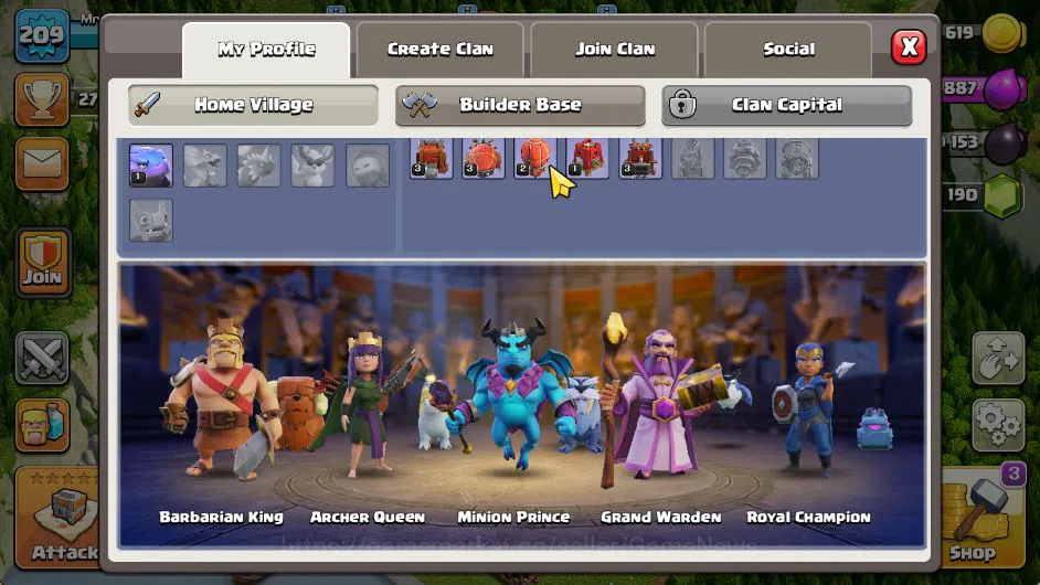 Clash of Clans Accounts TH 15-BH 8|LV 209|TROPHY 2780|HH 7|BK 36,AQ 55,GW  image 8