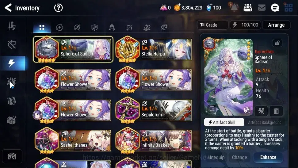 Epic Seven Accounts Global|UnVerif|3 ML(Rhianna&Luciel,CLilias,AYufine image 14