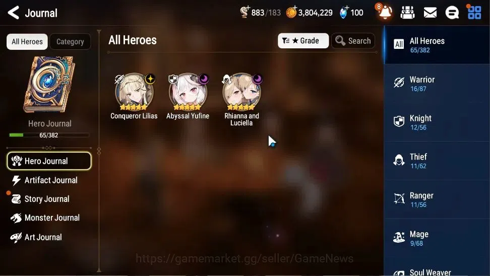 Epic Seven Accounts Global|UnVerif|3 ML(Rhianna&Luciel,CLilias,AYufine image 4