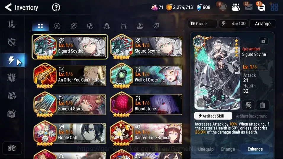 Epic Seven Accounts GLOBAL Unverif|New Era|6 ML(BArunka,LOTScales,NM L image 11