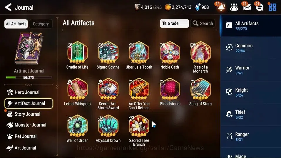 Epic Seven Accounts GLOBAL Unverif|New Era|6 ML(BArunka,LOTScales,NM L image 8